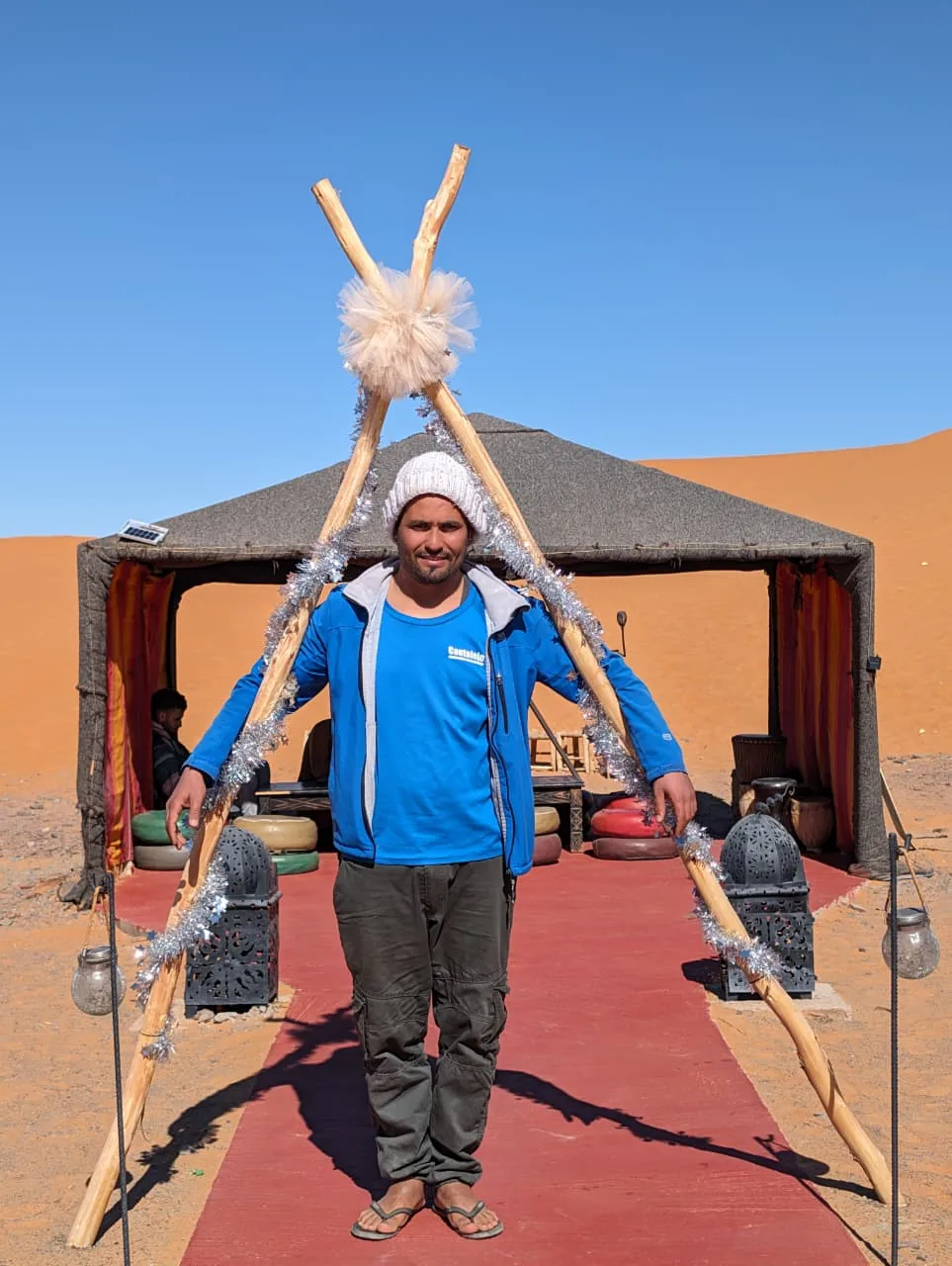 Local desert camp experience near Erg Chebbi